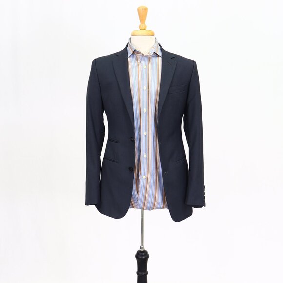 Indochino 34R Gray Solid 2-Button Sport Coat Blazer Jacket P205 - Picture 1 of 11